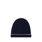 Brunello Cucinelli Blue Cashmere Beanie