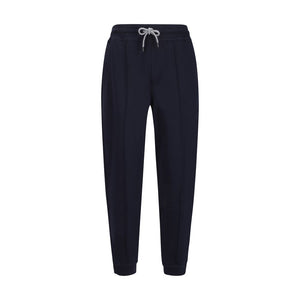 Brunello Cucinelli Blue Cotton Joggers (Workout Pants)