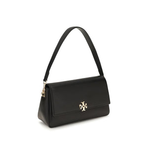 Tory Burch Black Calf Leather Bos Taurus Shoulder Bag