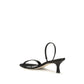 The Row Black Calf Leather Bos Taurus Stiletto Heel Sandals