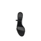 The Row Black Calf Leather Bos Taurus Stiletto Heel Sandals