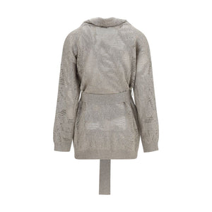 Brunello Cucinelli Beige Linen Cardigan