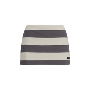 Miu Miu Multicolor Cotton Mini Skirt