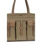 Prada Bicolor Cotton Shoulder Bag
