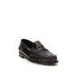 Prada Brown Calf Leather Bos Taurus Slip-On Loafers
