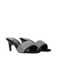 Prada Black Fabric Stiletto Heel Sandals