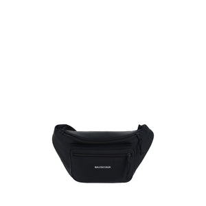 Balenciaga Black Polyester Clutch Bag