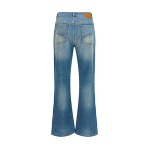 Amiri Blue Cotton Flared Jeans
