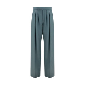 Chloé Bicolor Wool Oves Aries Dress Pants