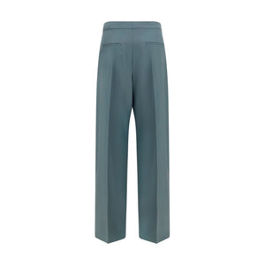 Chloé Bicolor Wool Oves Aries Dress Pants