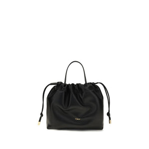 Chloé Black Lamb Ovis Aries Aries Shoulder Bag