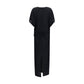 The Row Black Viscose Casual Dress