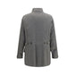 Brunello Cucinelli Gray Cashmere Full-Length Jacket