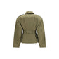 Alexander McQueen Bicolor Cotton Full-Length Jacket