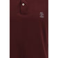 Brunello Cucinelli Bordeaux Cotton Shirt