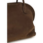 The Row Brown Calf Leather Bos Taurus Shoulder Bag