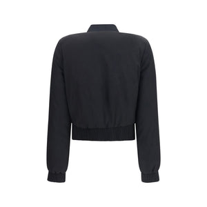 Alexander McQueen Black Polyester Bomber