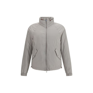 Brunello Cucinelli Gray Polyester Shell Jacket