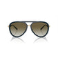 Emporio Armani Blue Metal Sunglasses