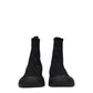 Valentino Garavani Black Fabric High Top Sneakers