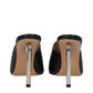Off-White Black Leather High Heel Pumps