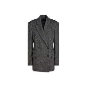 Brunello Cucinelli Black Elastane Blazer