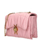 Versace Pink Leather Shoulder Bag