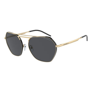 Emporio Armani Gold Metal Sunglasses