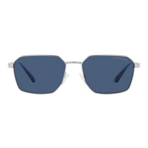 Emporio Armani Gray Metal Sunglasses