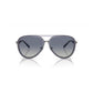 Emporio Armani Blue Metal Sunglasses