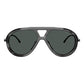Emporio Armani Gray Acetate Sunglasses