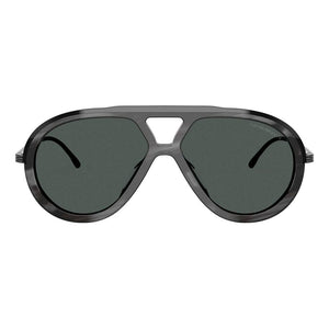 Emporio Armani Gray Acetate Sunglasses