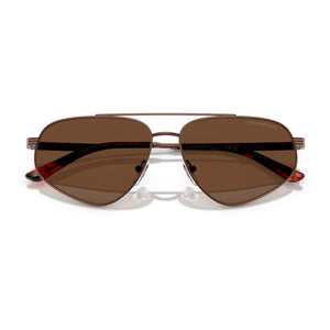 Emporio Armani Brown Metal Sunglasses