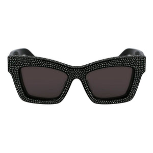 Ferragamo Black Acetate Sunglasses