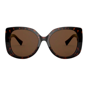Versace Brown Acetate Sunglasses