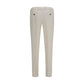 Brunello Cucinelli White Cotton Casual Pants