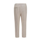 Brunello Cucinelli Beige Cotton Casual Pants