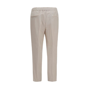 Brunello Cucinelli Beige Cotton Casual Pants