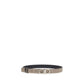 Ferragamo Gray Calf Leather Bos Taurus Regular Belt