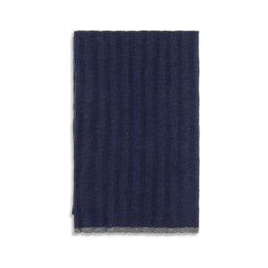 Brunello Cucinelli Blue Cashmere Foulard