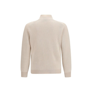 Brunello Cucinelli Beige Cashmere Turtleneck