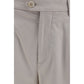 Brunello Cucinelli Beige Cotton Chino Pants