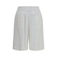 Brunello Cucinelli White Cotton Bermuda Shorts