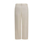 Brunello Cucinelli Beige Viscose Casual Pants