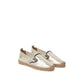 Brunello Cucinelli Gold Leather Espadrilles
