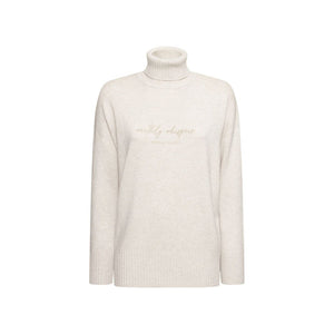 Brunello Cucinelli Beige Cashmere Turtleneck
