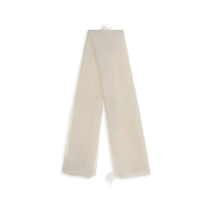Brunello Cucinelli White Cashmere Foulard