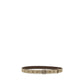 Gucci Beige Fabric Thin Belt