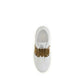 Valentino Garavani White Calf Leather Bos Taurus Sneakers