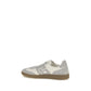 Balmain White Calf Leather Bos Taurus Athletic Sneakers